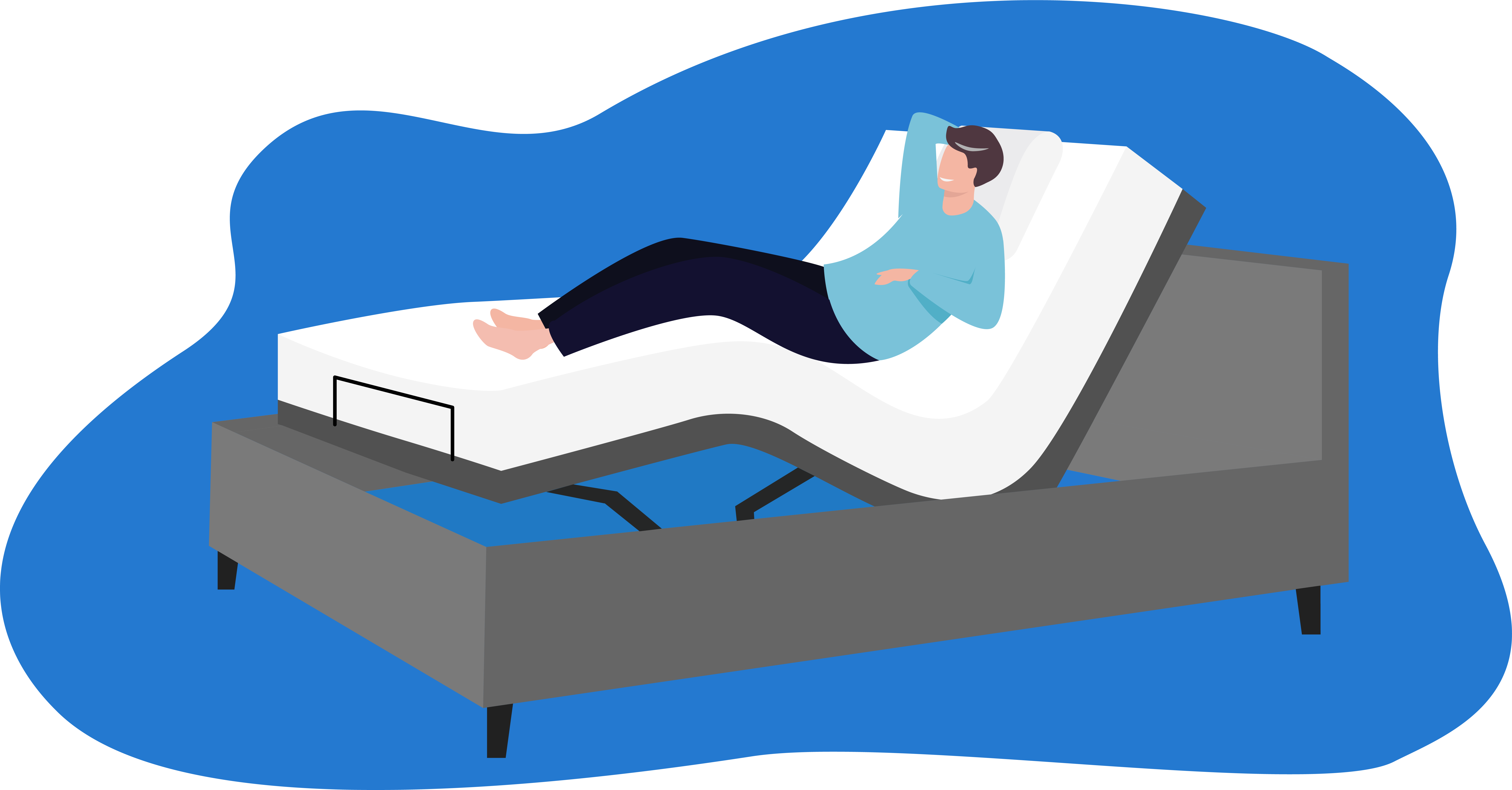 Materasso Geriatrico 80x190cm - Viscoelastico 6cm, Copertura Impermeabile, Per Letti Articolati - Foto 9