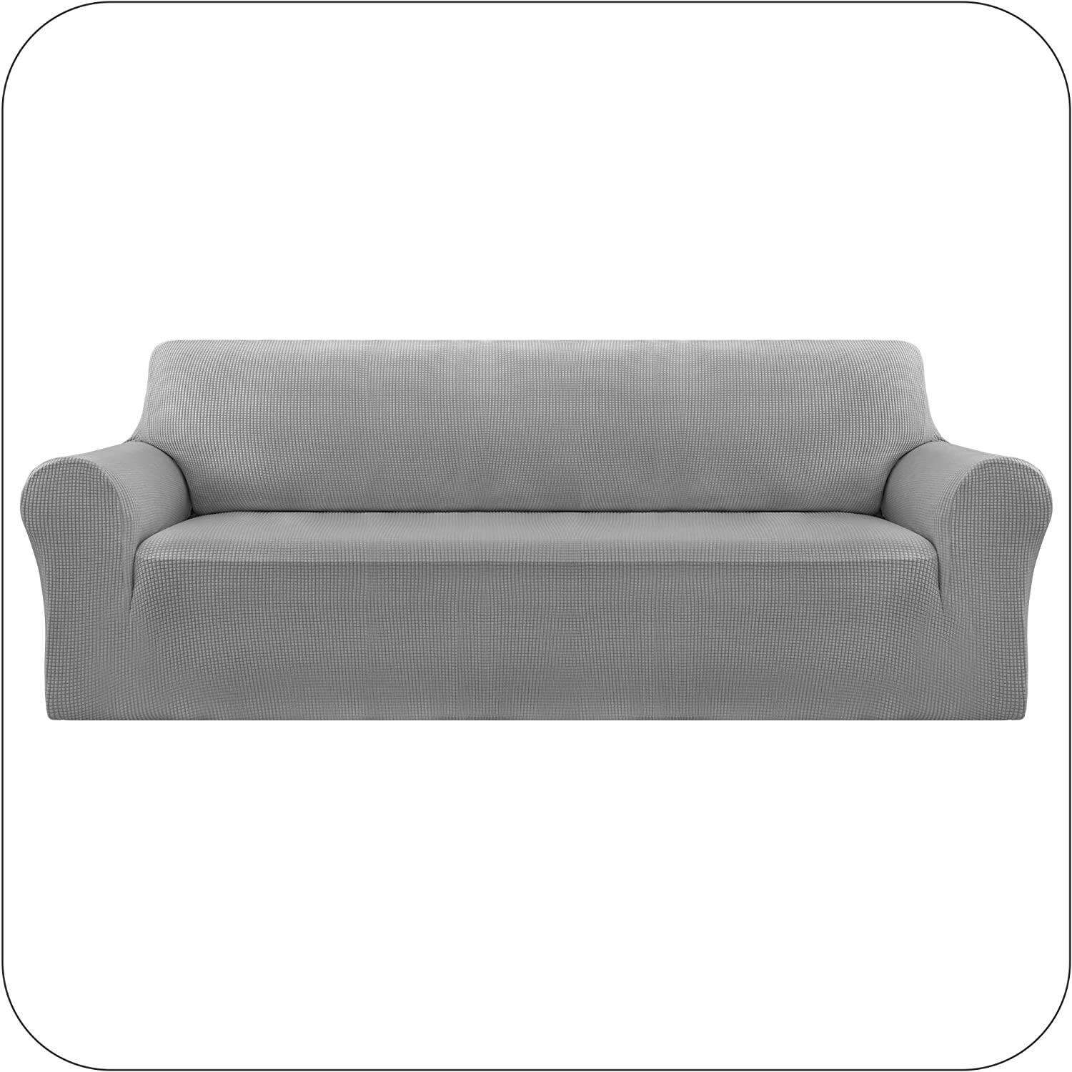 Copridivano elasticizzato grigio