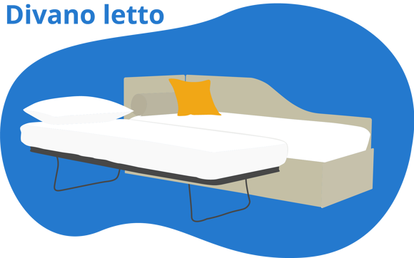 Divano letto singolo